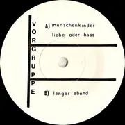 7inch Vinyl Single - Vorgruppe - Erste Auslese