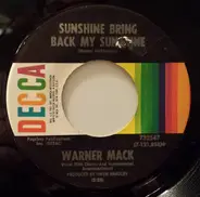 Warner Mack - I Still Be Missing You / Sunshine Bring Back My Sunshine