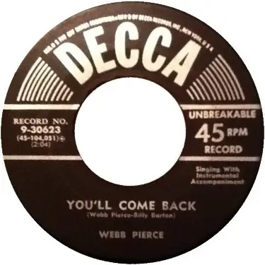 Webb Pierce - Cryin' Over You