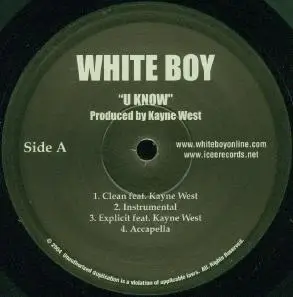 White Boy - U Know / Do Dat Dance