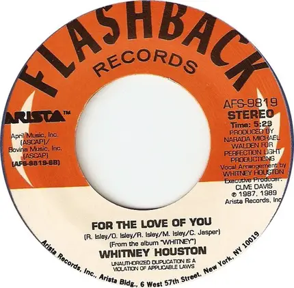 Whitney Houston - For The Love Of You