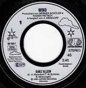 7inch Vinyl Single - Wind - Ganz Allein