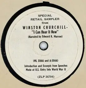 Winston Churchill - Special Retail Sampler From Winston Churchill - "I Can Hear It Now" / Special Retail Sampler From N