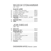 CD - Wilhelm Stenhammar , Jean Sibelius , Cassandra Wyss - Piano Pieces