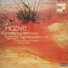 Wolfgang Amadeus Mozart - Klarinettenkonzert KV 622, Fagottkonzert KV 191