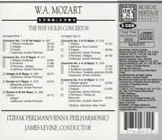 Double CD - Mozart - The 5 Violin Concertos