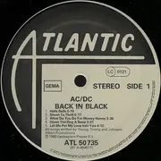 LP - AC/DC - Back In Black