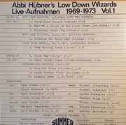 LP - Abbi Hübner's Low Down Wizards - Live-Aufnahmen 1969-1973 Vol. 1