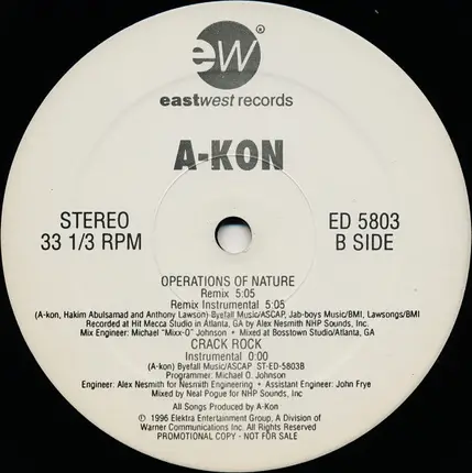 Akon - Operations Of Nature