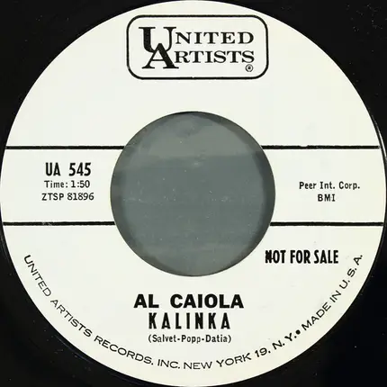 Al Caiola - Guitar Boogie / Kalinka