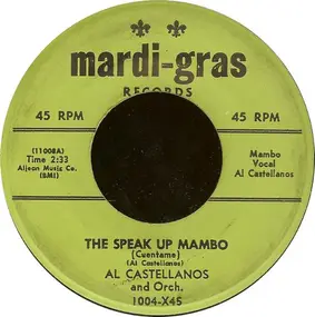 Al Castellanos - The Speak Up Mambo (Cuentame) / Merengue #28