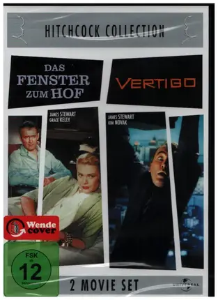 Alfred Hitchcock / James Stewart a.o. - Hitchcock-Collection: Das Fenster zum Hof (Rear Window) / Vertigo [2 DVDs]