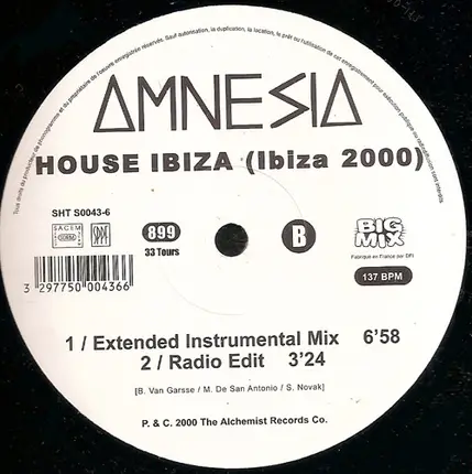 Amnesia - Ibiza 2000