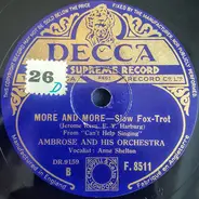 Ambrose & His Orchestra - Can't Help Singing / More And More