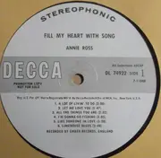 LP - Annie Ross - Fill My Heart With Song