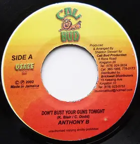Anthony B. - Don't Bust Your Guns Tonight / Not Because We Hada Fight