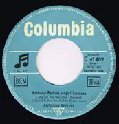 7inch Vinyl Single - Anthony Perkins - Singt Chansons