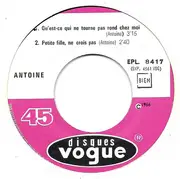 7inch Vinyl Single - Antoine - Les Elucubrations D'Antoine