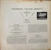 LP - Vivaldi / Telemann / Rosetti - Concerti For Horn And Orchestra