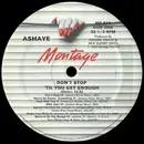 12'' - Ashaye - Don't Stop 'Til You Get Enough - regular release