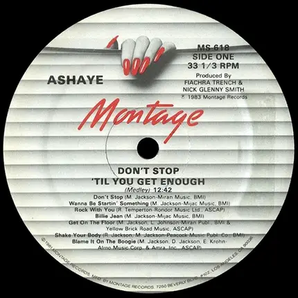 Ashaye - Don't Stop 'Til You Get Enough