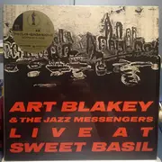 LP - Art Blakey & The Jazz Messengers - Live At Sweet Basil - + Insert