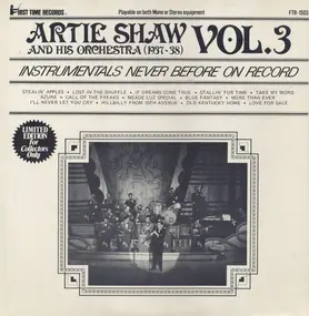 Artie Shaw - (1937-38) - Vol. 3 - Instrumentals Never Before On Record