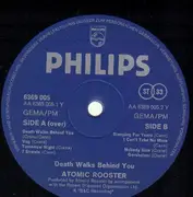 LP - Atomic Rooster - Death Walks Behind You - GERMAN BLUE PHILIPS