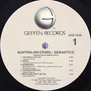 LP - Australian Crawl - Semantics