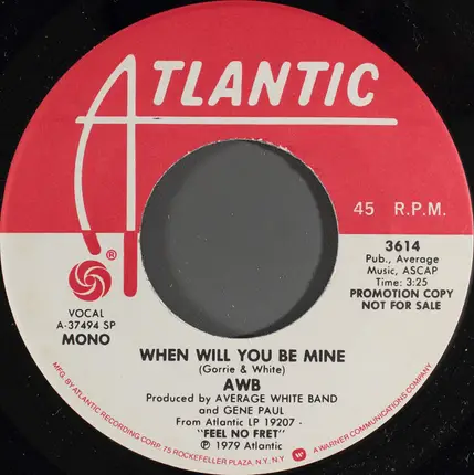 Average White Band - When Will You Be Mine