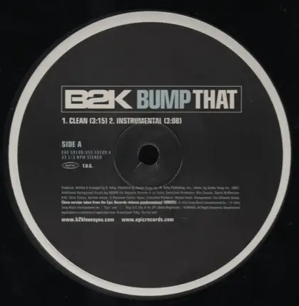 B2k - bump that