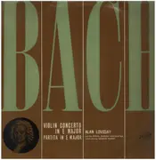 LP - Bach - Violin Concerto In E Major. Partita No 6 In E Major