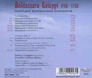 Double CD - Baldassare Galuppi , Roberto Loreggian , Ensemble ConSerto Musico - Complete Harpsichord Concertos