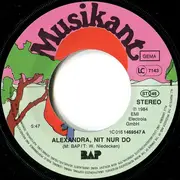 7inch Vinyl Single - Bap - Alexandra, Nit Nur Do