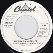 Barbara Mitchell - I Don't Want To Know Why