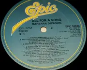 LP - Barbara Dickson - All For A Song