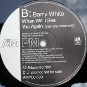 12inch Vinyl Single - Barry White - When Will I See You Again