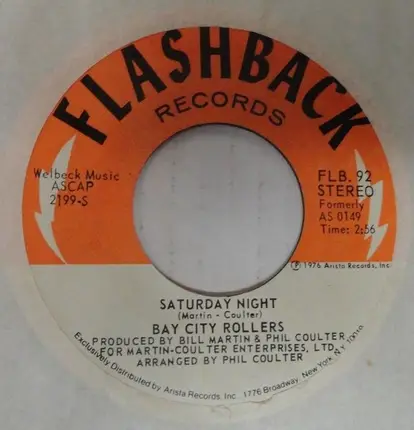 Bay City Rollers - Saturday Night