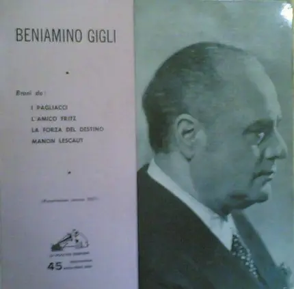 Beniamino Gigli - Brani D'Opera