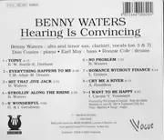 CD - Benny Waters - Hearing Is Convincing