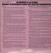 LP - Benny Goodman & His Sextet/Orchestra - Clarinet A La King