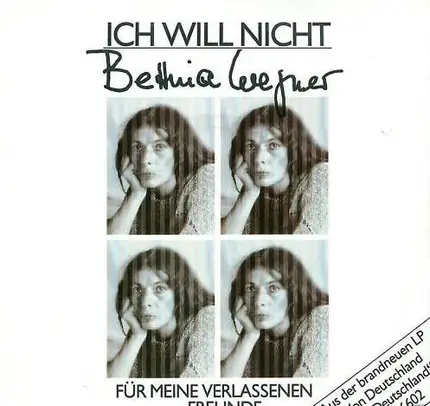 Bettina Wegner - Ich Will Nicht