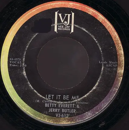 Betty Everett & Jerry Butler - Let It Be Me