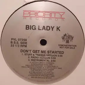 Big Lady K - On A Mission / Don't Get Me Started