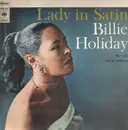 LP - Billie Holiday - Lady In Satin - Green CBS