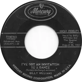 Billy Williams - I've Got An Invitation To A Dance