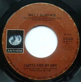 Billy Durham - Love Among The People / I Gotta Find My Way