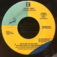 Billy Hill - Too Much Month At The End Of The Money