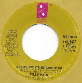 Billy Paul - Everybody's Breaking Up