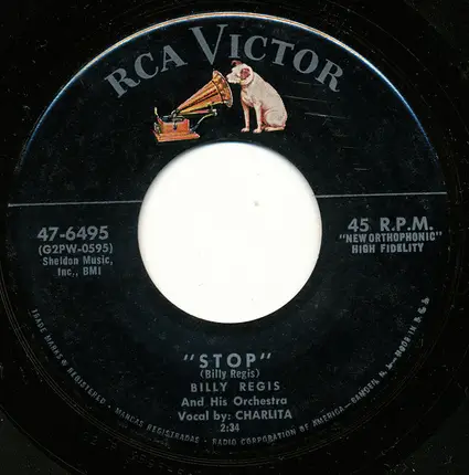 Billy Regis And His Orchestra - I Love You Much Too Much / Stop